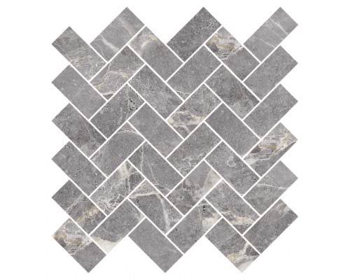 Мозаика Kerranova Marble Trend 28,2х30,3 Silver River K-1006/MR/m06/282x303x10