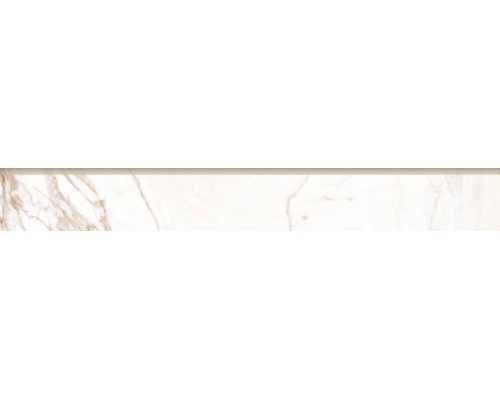 Плинтус Kerranova Marble Trend 7,6х60 Calacatta Gold K-1001/LR/p01/76x600x10