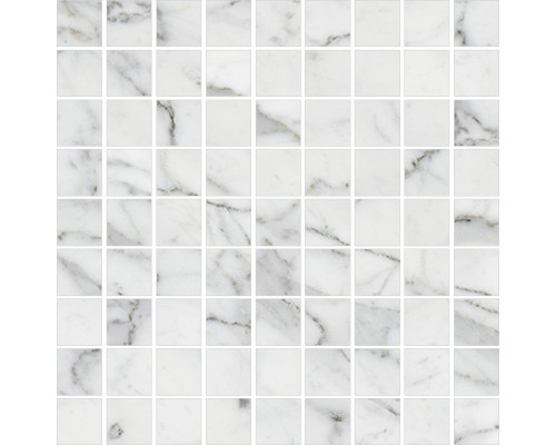 Мозаика Kerranova Marble Trend 30х30 Carrara K-1000/MR/m01/300x300x10