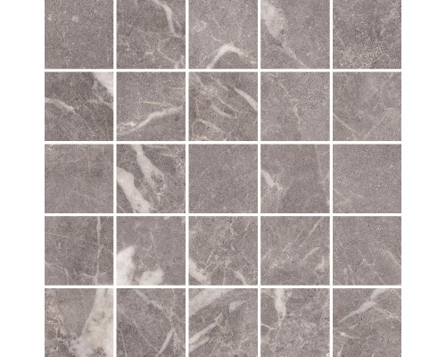 Мозаика Kerranova Marble Trend 30,7х30,7 Silver River K-1006/MR/m14/307x307x10