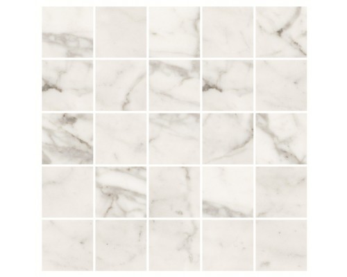 Мозаика Kerranova Marble Trend 30,7х30,7 Carrara K-1000/MR/m14/307x307x10