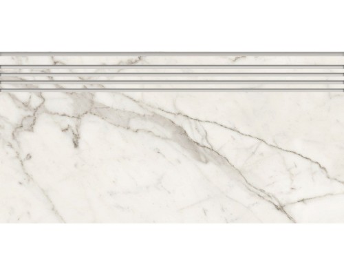 Ступень Kerranova Marble Trend 29,4х60 Carrara K-1000/LR/st01/294x600x10