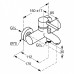 Смеситель Kludi Bozz 386910576 для ванны и душа