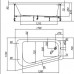 Акриловая ванна Kolpa San Beatrice 1700х1100 Basis правая без гидромассажа