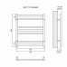 Полотенцесушитель электрический Lemark Unit LM45607E П7 500x600, левый/правый