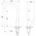 Смеситель Lemark Evitta LM0505C для кухонной мойки, хром