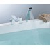 Смеситель Lemark Contest LM5845CW встраиваемый на борт ванны на 3 отверстия, хром/белый