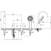 Смеситель Lemark Atlantiss LM3241C встраиваемый на борт ванны на 4 отверстия, хром