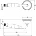 Душевая лейка Lemark LM8007G 1-функциональная, золото