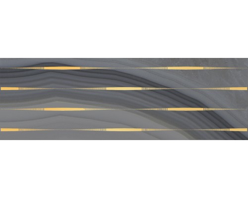 Керамический декор Laparet Agat Lines 20х60 серый
