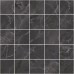 Керамическая мозаика Laparet Olimpus 25x25 чёрный MM34038
