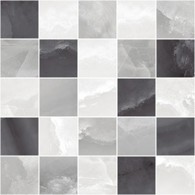 Керамическая мозаика Laparet Prime 25х25 серый микс MM34040