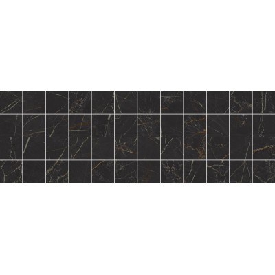 Керамическая мозаика Laparet Royal 20x60 чёрный MM60074