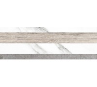 Керамическая плитка Laparet Arctic 20x60 полоски серый 17-00-06-2487
