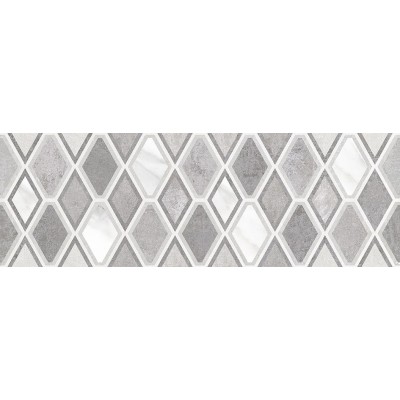 Керамическая плитка Laparet Arctic 20x60 серый узор 17-00-06-2488