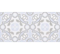 Керамическая плитка Laparet Depo 25x50 узор голубой 34017