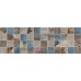 Керамическая мозаика Laparet Country 20x60 тёмный MM11191