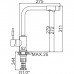 Смеситель Ledeme L4155-3 для кухонной мойки с подключением к фильтру
