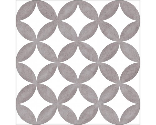 Керамогранит Mayolica District Circles Silver Grey 20x20