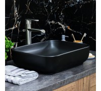 Раковина Melana MLN-320353MB накладная, черный/матовый 320353MB-805