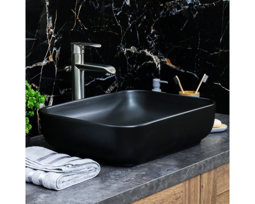 Раковина Melana MLN-320353MB накладная, черный/матовый 320353MB-805