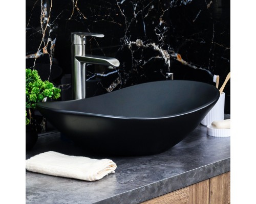 Раковина Melana MLN-7811AMB накладная, черный/матовый 7811AMB-805