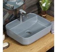 Раковина Melana MLN-320355MG накладная, серый/матовый 320355MG-805