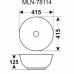 Раковина Melana mln-78114 накладная 78114-805