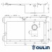 Кухонная мойка Oulin OL-FTR102R