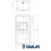 Кухонная мойка Oulin OL-0361 square