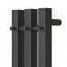 Полотенцесушитель электрический Point Гермес П3 120x1200 PN13822B диммер справа, черный/матовый