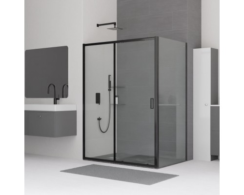 Душевой уголок RGW Classic CL-48B (CL-14B + Z-050-1B) 1000x900х1850 32094890-014 профиль черный, стекло прозрачное
