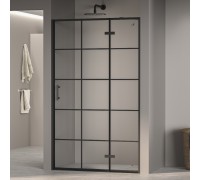 Душевая дверь RGW Passage PA-07B R 1200х1950 41080712-84R профиль черный, стекло прозрачное