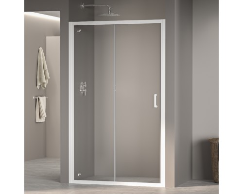 Душевая дверь RGW Passage PA-14W 1000х1950 41081410-15 профиль белый, стекло прозрачное