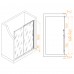 Душевая дверь RGW Passage PA-14Gb 1600х1950 41081416-16 профиль золото/матовое, стекло прозрачное