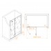 Душевая дверь RGW Stilvoll SV-004Gr 1400х2000 353200414-210 профиль серый, стекло матовое