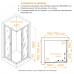 Душевой уголок RGW Dolphin TN-205-J 800x800х1850 28912588-101 профиль хром, стекло fabric