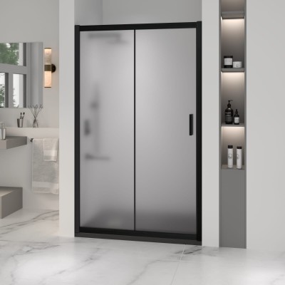 Душевая дверь RGW Passage PA-016B 1400х1950 350801614-24 профиль черный, стекло матовое