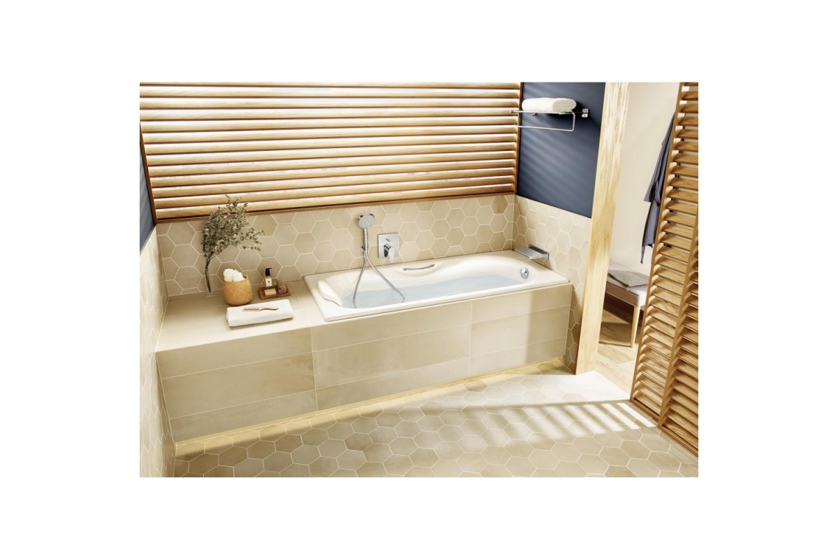 Чугунная ванна Roca Malibu 160x70 с отв. под ручки 2334G0000