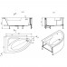 Акриловая ванна Roca Welna 160х100 ZRU9302998 правая