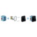 Смеситель RAVAK 10° Free black-TD F 066.20 X070159 встраиваемый, для душа