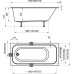 Акриловая ванна RAVAK Chrome Slim 170х75 C741300000