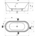 Акриловая ванна RAVAK Ypsilon 180х80 XC00100026
