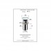 Донный клапан Remer 904CC click-clack 1/4 для раковин без перелива, с большой заглушкой, хром