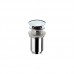 Донный клапан Remer 904CC click-clack 1/4 для раковин без перелива, с большой заглушкой, хром