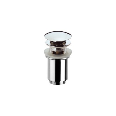 Донный клапан Remer 905CC114 click-clack 1/4 для раковин с переливом, хром