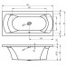 Акриловая ванна Riho Lima 150х70 без гидромассажа B049001005