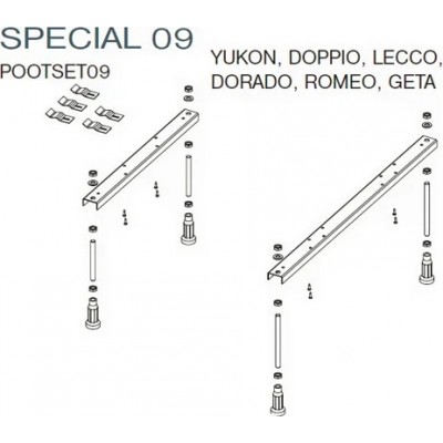 Ножки Riho Special Plus POOTSET09 207097