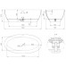 Ванна из искусственного камня Salini Alda Nuova S-Sense 160х70 глянцевый, покраска по RAL полностью 101914GRF