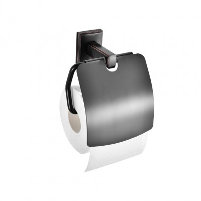 GFmark Держатель туалетной бумаги с крышкой 98003 медь